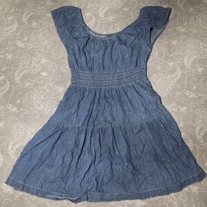 GAP Blue Denim Dress (Size S Petite)